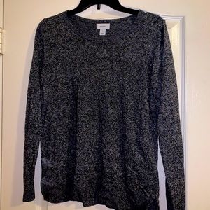 old navy mixed gray long sleeve sweater
